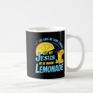 Caneca De Café A Vida Me Deu Alguns Limões Mas Meu Jesus Ele Está