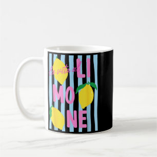Caneca De Café A Vida No Limão Humoroso Fruta De Limão Italiana V