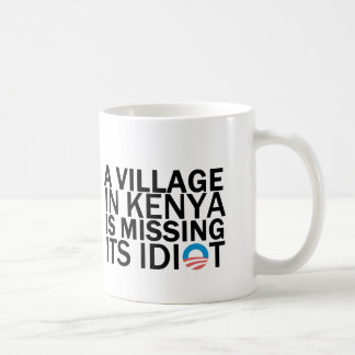 Caneca De Café A vila em Kenya está faltando seu idiota