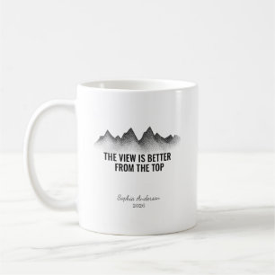 Caneca De Café A Vista É Melhor Do Topo Personalizado