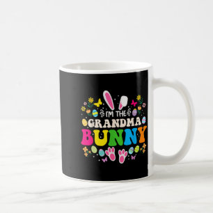 Caneca De Café A vó coelho engraçado páscoa família combinando
