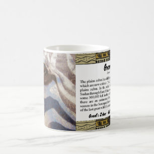 Caneca De Café A zebra de Grant