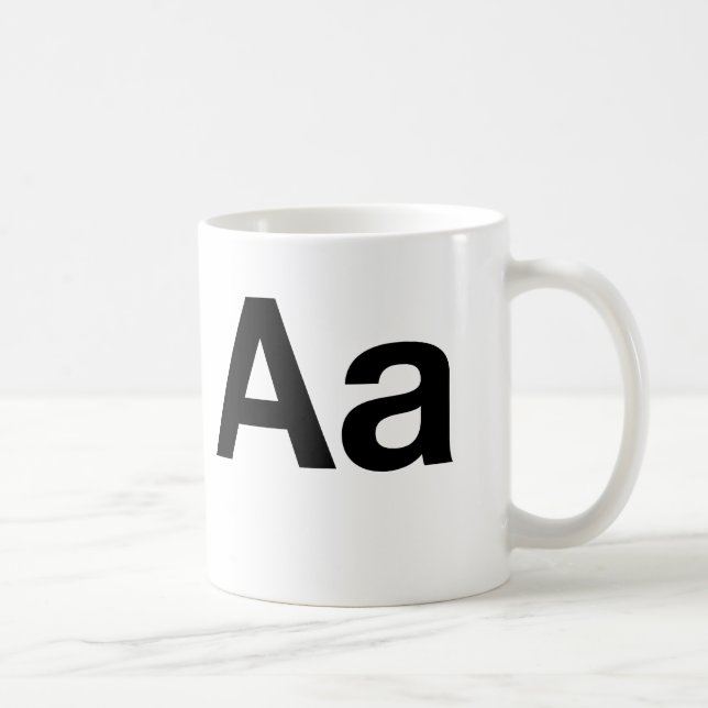 Caneca De Café Aa Helvética (Direita)