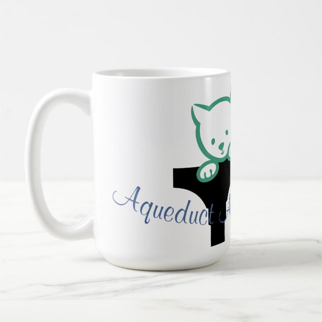 Caneca De Café AAH Cão Cursivo (Esquerda)