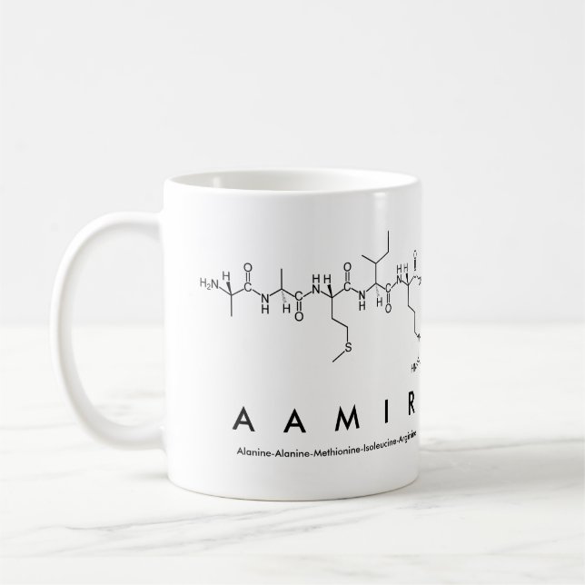 Caneca De Café Aamir peptide mug (Esquerda)