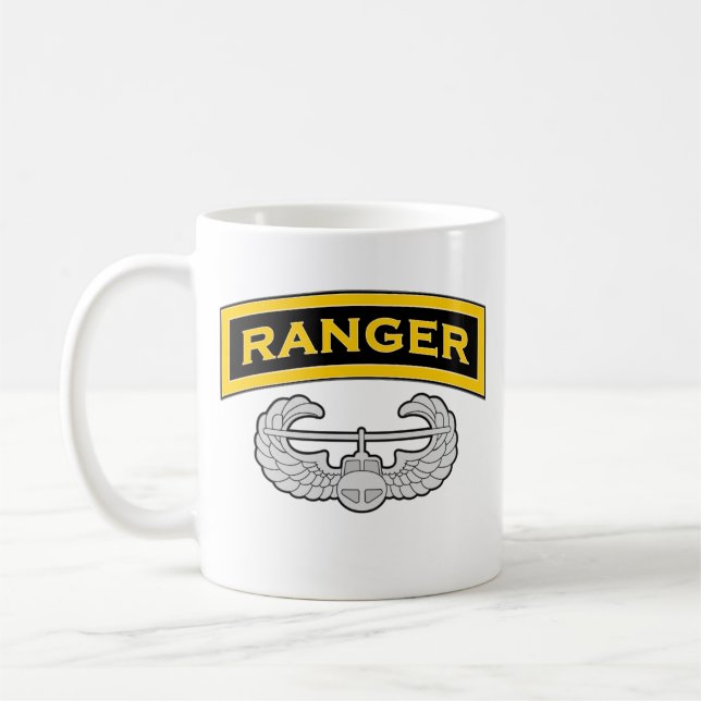 Caneca De Café Aba da guarda florestal - crachá do assalto de ar (Esquerda)