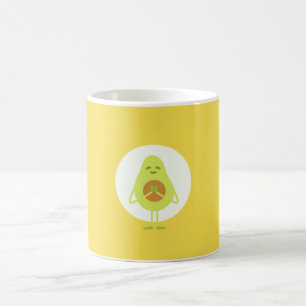 Caneca De Café Abacate da ioga