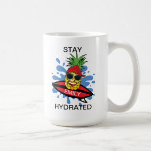Caneca De Café Abacate de Surf Divertido