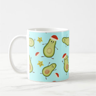 Caneca De Café Abacates & Natal