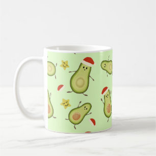 Caneca De Café Abacates & Natal