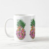 Abacaxi Floral Tropical Aquarela