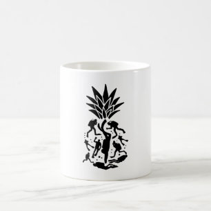 Caneca De Café Abacaxi Scuba Divers