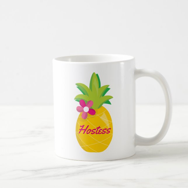 Caneca De Café Abacaxi Tropical Hostess (Direita)