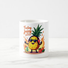 Caneca De Café Abacaxi tropical Verão Mug