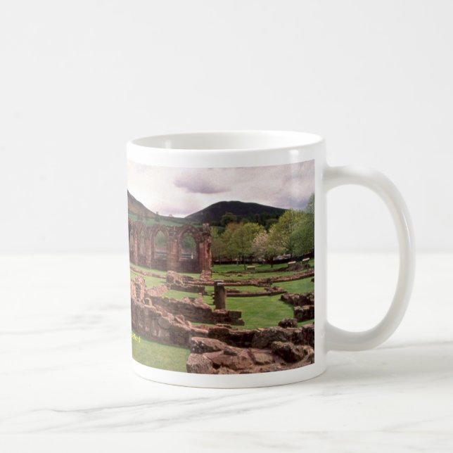 Caneca De Café Abadia da melrose, Scotland (Direita)