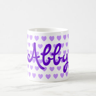 Caneca De Café Abby no roxo