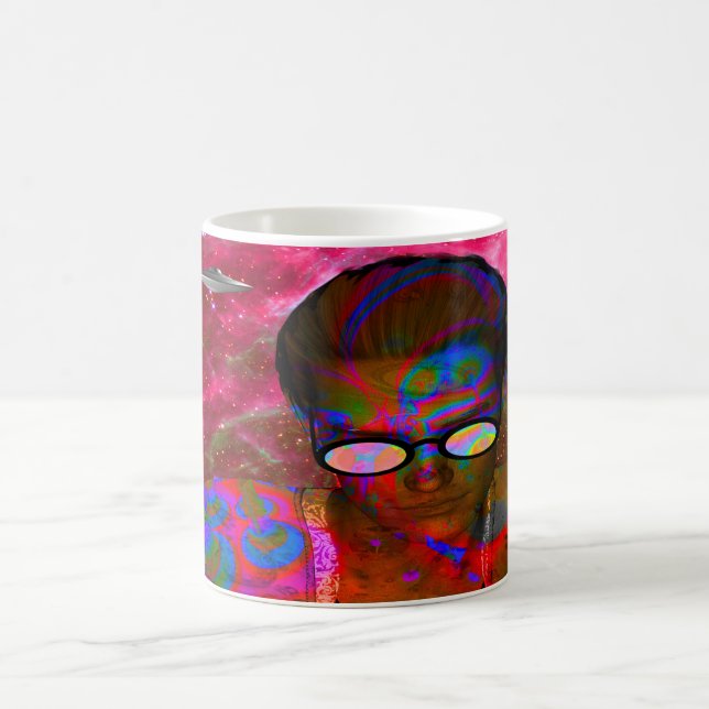 Caneca De Café Abdução de alienígenas (Centro)