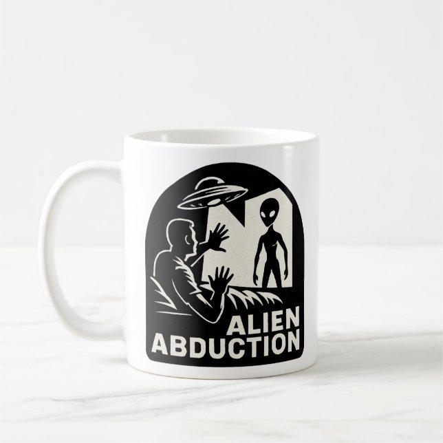 Caneca De Café Abdução de alienígenas (Esquerda)