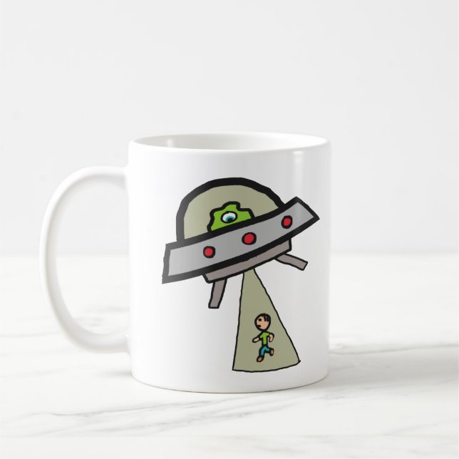 Caneca De Café Abdução de alienígenas (Esquerda)