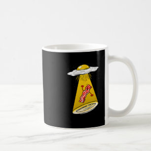 Caneca De Café Abdução De Ovos Bacon Alienígena Engraçada Ufo Caf