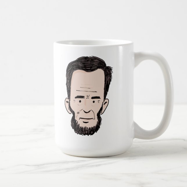 Caneca De Café Abe Lincoln (Direita)