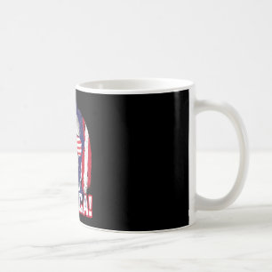 Caneca De Café Abe lincoln américa engraçado 4 de julho usa patri
