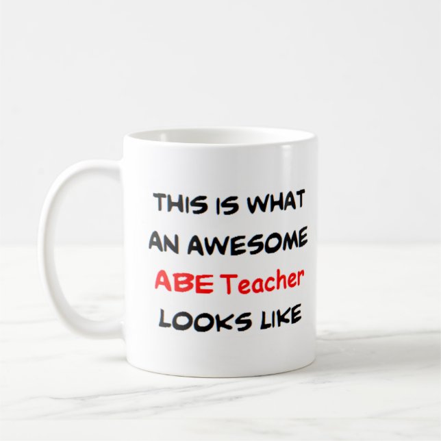 Caneca De Café abe professor, incrível (Esquerda)