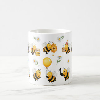 Caneca De Café Abeia Melífera Fofa