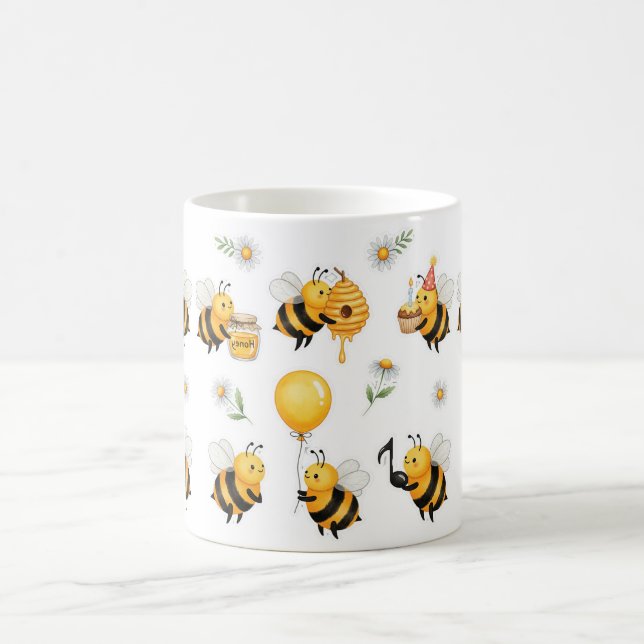Caneca De Café Abeia Melífera Fofa (Centro)