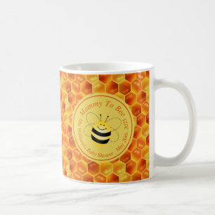 Caneca De Café Abelha Bonita, Chá de fraldas