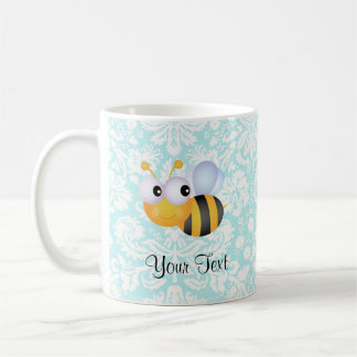 Caneca De Café Abelha bonito; Cor damasco da cerceta