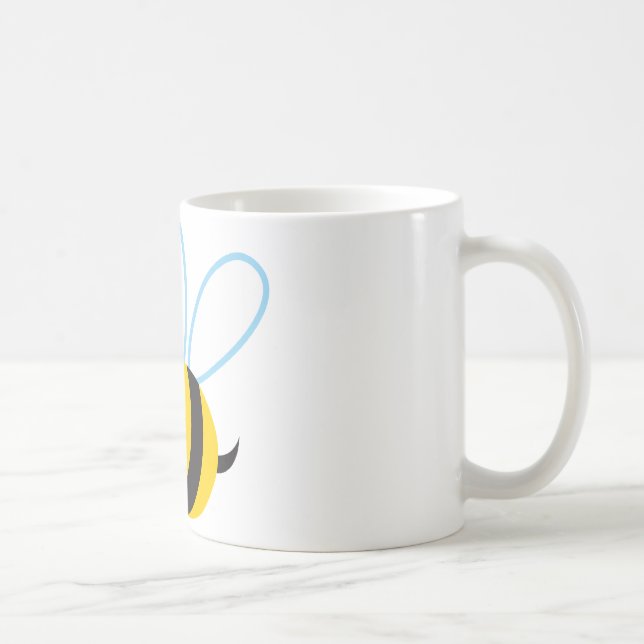 Caneca De Café Abelha de Betty dos animais de ABC (Direita)