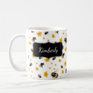 Caneca De Café Abelha de Bumble Personalizada