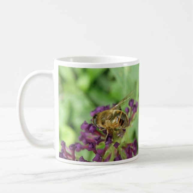 Caneca De Café Abelha de mel e abóbora-roxa (Esquerda)