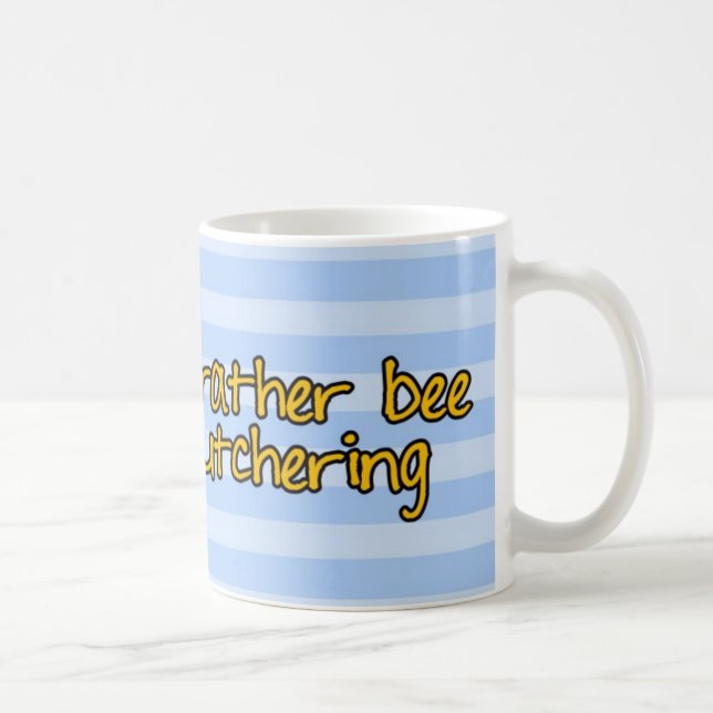 Caneca De Café abelha de trabalhador - carniceiro (Direita)