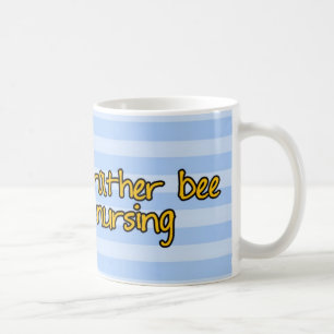 Caneca De Café abelha de trabalhador - enfermeira