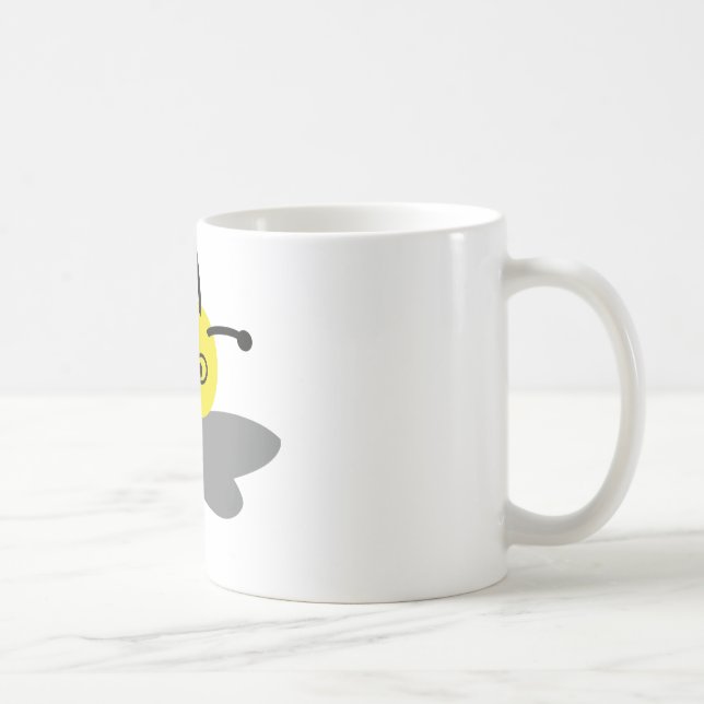 Caneca De Café abelha irritada (Direita)