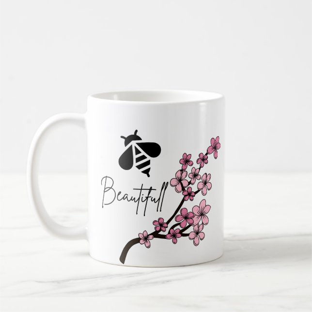 Caneca De Café abelha linda (Esquerda)