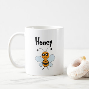 Caneca De Café Abelha Mel Natureza Inseto Vida Selvagem Animal