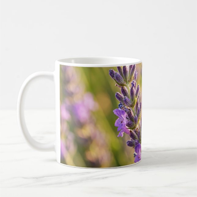Caneca De Café Abelha na Lavanda (Esquerda)