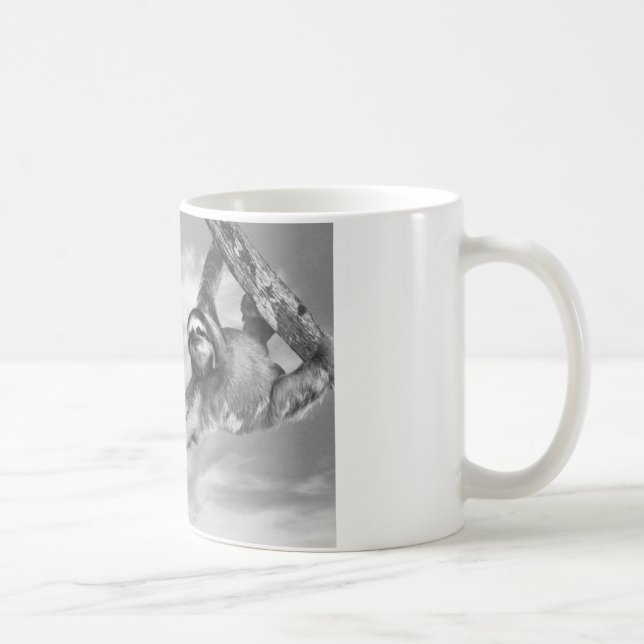 Caneca De Café abelha & preguiça (Direita)