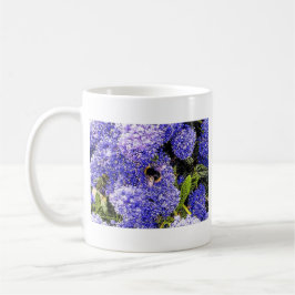 Caneca De Café Abelha Primavera de Ceanothus