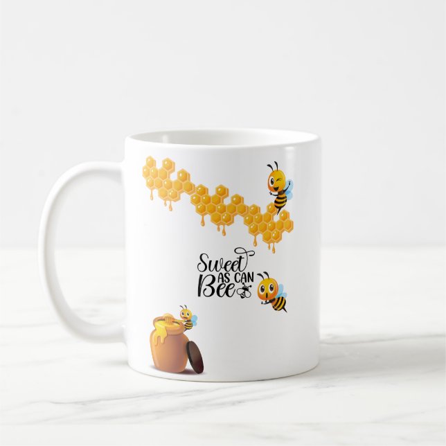 Caneca De Café Abelhas Como Podem (Esquerda)