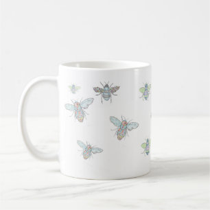 Caneca De Café Abelhas De Bumble Aleatórias