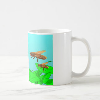 Caneca De Café Abelhas de três