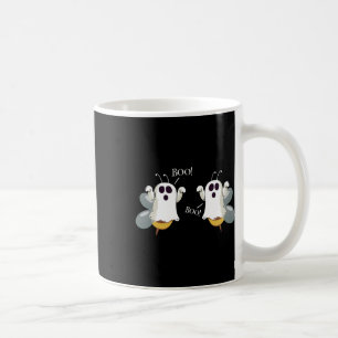 Caneca De Café Abelhas Fantasmas Dizendo Boo Divertido Festa de H