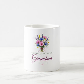 Caneca de Café Abençoada por ser chamada de Vovó