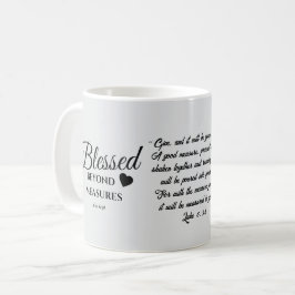 Caneca De Café Abençoado Além das Medidas Mug