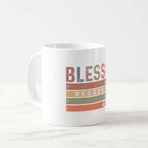 Caneca De Café Abençoado, Compaixão, Resgatado, Amado e Culto