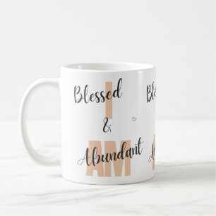 Caneca De Café Abençoado e Abundant Mug